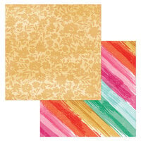 BoBunny - Beautiful Things Collection - 12 x 12 Double Sided Paper - Blooms
