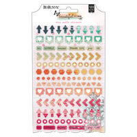 BoBunny - Beautiful Things Collection - Puffy Stickers
