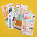 BoBunny - Beautiful Things Collection - Sticker Book - Copper Foil Accents