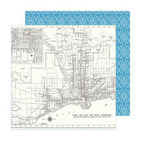 Maggie Holmes - Round Trip Collection - 12 x 12 Double Sided Paper - Let's Go