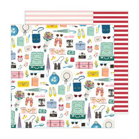 Maggie Holmes - Round Trip Collection - 12 x 12 Double Sided Paper - All Packed