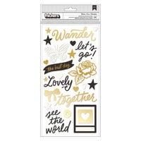Maggie Holmes - Round Trip Collection - Thickers - Wander - Phrase Gold Foil Accents