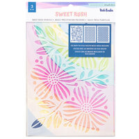 Vicki Boutin - Sweet Rush Collection - Stencils - 3 Pack - Floral