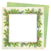 Vicki Boutin - Evergreen and Holly Collection - Christmas - 12 x 12 Double Sided Paper - Evergreen