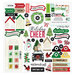 Vicki Boutin - Evergreen and Holly Collection - Christmas - 12 x 12 Chipboard Stickers