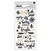 Vicki Boutin - Evergreen and Holly Collection - Christmas - Thickers - Phrases - Joyful - Gold Foil Accents