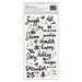 Vicki Boutin - Evergreen and Holly Collection - Christmas - Thickers - Phrases - Joyful - Gold Foil Accents