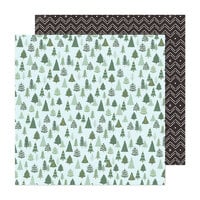 Crate Paper - Mittens and Mistletoe Collection - Christmas - 12 x 12 Double Sided Paper - 'Round the Tree