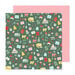 Crate Paper - Mittens and Mistletoe Collection - Christmas - 12 x 12 Double Sided Paper - Make it Merry