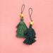 Crate Paper - Mittens and Mistletoe Collection - Christmas - Embellishments - Tassels with Charms
