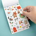 Crate Paper - Mittens and Mistletoe Collection - Christmas - Sticker Book with Gold Foil Accents