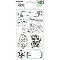 Crate Paper - Mittens and Mistletoe Collection - Christmas - Clear Acrylic Stamps