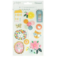 Jen Hadfield - Stardust Collection - Layered Stickers with Silver Holographic Foil Accents