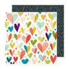 Vicki Boutin - Print Shop Collection - 12 x 12 Double Sided Paper - Cross My Heart