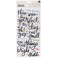 Vicki Boutin - Print Shop Collection - Thickers - Phrases with Gold Foil Accents - Perfect Day