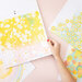 Vicki Boutin - Print Shop Collection - 12 x 12 Paper Pad - Painted Backgrounds with Gold Foil Accents