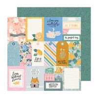 Maggie Holmes - Parasol Collection - 12 x 12 Double Sided Paper - Perfect Day