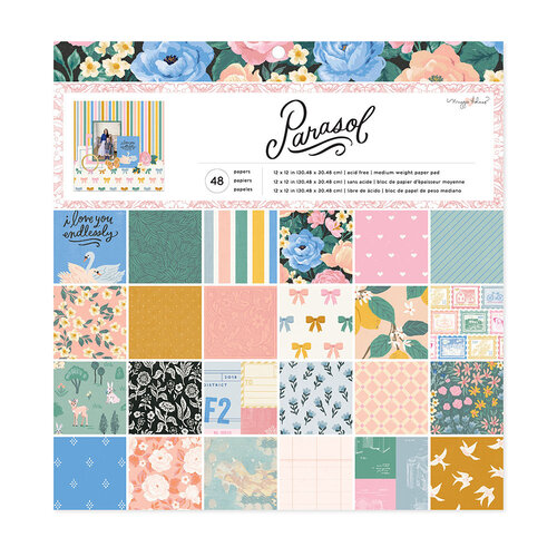 Maggie Holmes - Parasol Collection - 12 x 12 Paper Pack