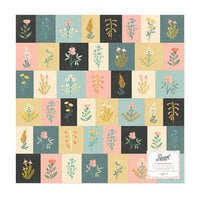 Maggie Holmes - Parasol Collection - 12 x 12 Specialty Paper - Perforated Cardstock with Gold Foil Accents