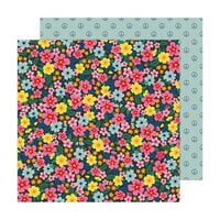 Jen Hadfield - Stardust Collection - 12 x 12 Double Sided Paper - Flower Power