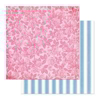 BoBunny - Brighton Collection - 12 x 12 Double Sided Paper - Blossom
