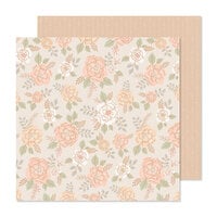 Crate Paper - Gingham Garden Collection - 12 x 12 Double Sided Paper - Fresh Air
