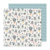 Crate Paper - Gingham Garden Collection - 12 x 12 Double Sided Paper - Greenhouse