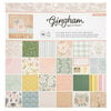 Crate Paper - Gingham Garden Collection - 12 x 12 Paper Pad