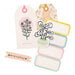Crate Paper - Gingham Garden Collection - Ephemera with Gold Foil Accents