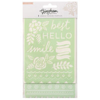 Crate Paper - Gingham Garden Collection - Stencils