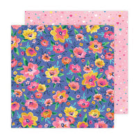 Paige Evans - Blooming Wild Collection - 12 x 12 Double Sided Paper - Paper 2