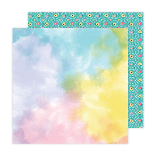 Paige Evans - Blooming Wild Collection - 12 x 12 Double Sided Paper - Paper 18