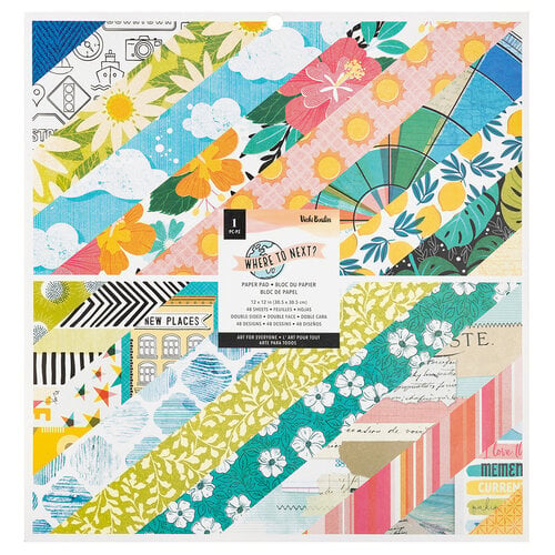 Vicki Boutin - Where To Next Collection - 12 x 12 Paper Pack