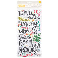 Vicki Boutin - Where To Next Collection - Thickers - Phrase - Travel Notes - Puffy