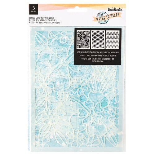 Vicki Boutin - Where To Next Collection - Stencil Pack - Little Getaway