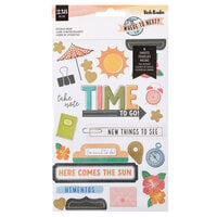 Vicki Boutin - Where To Next Collection - Sticker Book with Gold Foil Accents