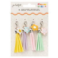 Jen Hadfield - Flower Child Collection - Embellishments - Enamel Charm Tassels