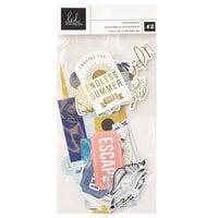 Heidi Swapp - Set Sail Collection - Ephemera with Gold Foil Accents