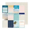 Heidi Swapp - Set Sail Collection - 12 x 12 Double Sided Paper - Cut Aparts