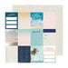 Heidi Swapp - Set Sail Collection - 12 x 12 Double Sided Paper - Cut Aparts