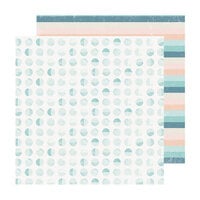 Heidi Swapp - Set Sail Collection - 12 x 12 Double Sided Paper - Circles