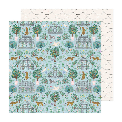 Maggie Holmes - Woodland Grove Collection - 12 x 12 Double Sided Paper - Menagerie
