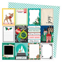 Vicki Boutin - Peppermint Kisses Collection - Christmas - 12 x 12 Double Sided Paper - 3 x 4