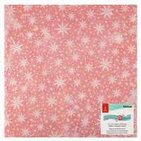 Vicki Boutin - Peppermint Kisses Collection - Christmas - 12 x 12 Specialty Paper - Vellum with Iridescent Foil