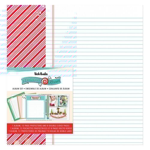 Vicki Boutin - Peppermint Kisses Collection - Christmas - 6 x 8 Album