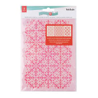 Vicki Boutin - Peppermint Kisses Collection - Christmas - Stencil Pack - Snowflakes