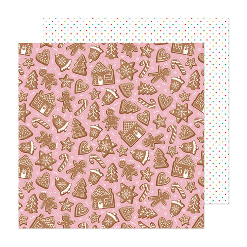 Paige Evans - Sugarplum Wishes Collection - 12 x 12 Double Sided Paper - Paper 5