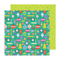 Paige Evans - Sugarplum Wishes Collection - 12 x 12 Double Sided Paper - Paper 10