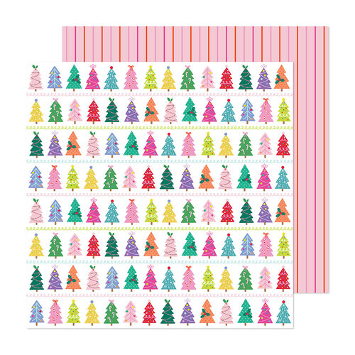 Paige Evans - Sugarplum Wishes Collection - 12 x 12 Double Sided Paper - Paper 11