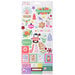 Paige Evans - Sugarplum Wishes Collection - 6 x 12 Cardstock Stickers with Red Foil Accents